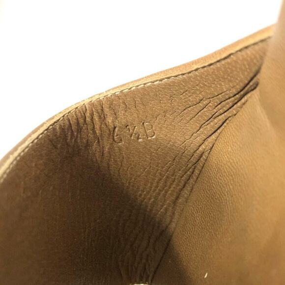 Vintage Chanel Interlocking CC Monogram Satin Slip On Mules Sandals 36.5 - Picture 8 of 9